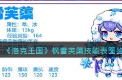 洛克王国枫雪芙蕖技能是什么 洛克王国枫雪芙蕖技能评测