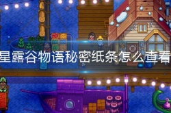 星露谷物语秘密纸条怎么查看 星露谷物语秘密纸条查看方法