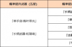 原神3.4上半武器池一览 原神3.4上半武器池抽取建议