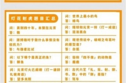 阴阳师元宵节猜灯谜答案大全最新 阴阳师灯彩华宵灯花射虎灯谜答案汇总